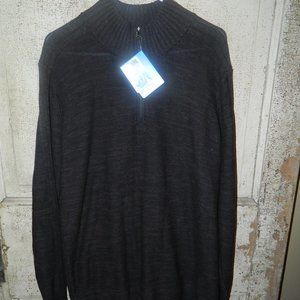 Columbia Roc II Half Zip Sweater Brown Mens Size Large  (E-11)